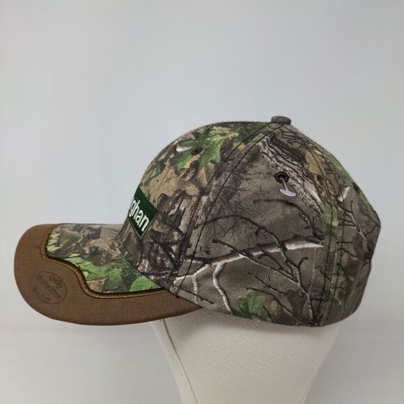 Vaughan Men's Slideback Hat Brown Camo Size OSFA Embroidered Logo Chopper Pumps - Picture 3 of 9